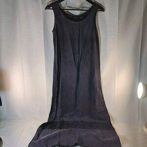 Liz Claiborne Purple Maxi Dress Tank Sleeveless Petite 6 6P Long